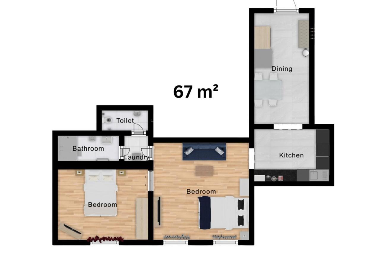 Apartment Korina - City Center Záhřeb Exteriér fotografie